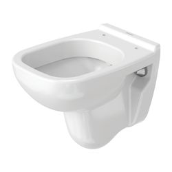 Duravit D-Code Wand-WC 480x350x355mm, Weiß Hochglanz, 6l, Tiefspüler, halb, waagere... DURAVIT-2211090000 4021534344237 (Abb. 1)