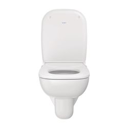 Duravit D-Code WC-Set wandh. Wand-WC, WC-Sitz, Weiß Hochglanz, Spülrand rimless, Ab... DURAVIT-45700900A1 4053424326672 (Abb. 1)