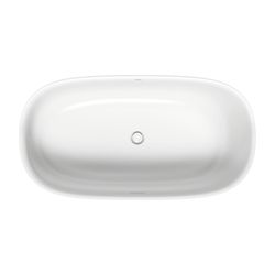 Duravit Zencha Badewanne 600x850x1600mm, 306l, Mattweiß, Oval, Freistehend, 1 ... DURAVIT-700462000000000 4063382792525 (Abb. 1)