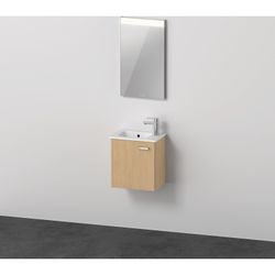 Duravit XBase Möbelwaschtisch, Waschtischunterbau, Spiegel 288x400x2000mm, 1 T... DURAVIT-XB0065L30300000 4063382820662 (Abb. 1)