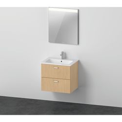 Duravit XBase Möbelwaschtisch, Waschtischunterbau, Spiegel 490x630x2000mm, 2 S... DURAVIT-XB0070030300000 4063382820822 (Abb. 1)