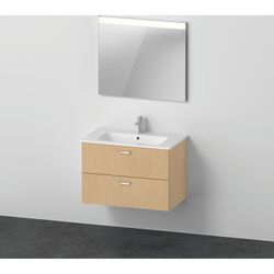 Duravit XBase Möbelwaschtisch, Waschtischunterbau, Spiegel 490x830x2000mm, 2 S... DURAVIT-XB0071030300000 4063382820921 (Abb. 1)