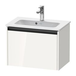 Duravit Ketho.2 Waschtischunterbau wandh. 390x610x440mm, Compact Weiß Hochglan... DURAVIT-K25055022220000 4063382812599 (Abb. 1)
