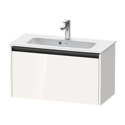 Duravit Ketho.2 Waschtischunterbau wandh. 390x810x440mm, Compact Weiß Hochglan... DURAVIT-K25056022220000 4063382812742 (Abb. 1)