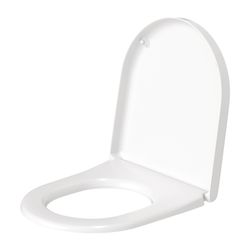 Duravit Starck 3 WC-Sitz D-shaped, Weiß Hochglanz 370x38x436mm, ohne Absenkautomati... DURAVIT-0063810000 4021534224171 (Abb. 1)