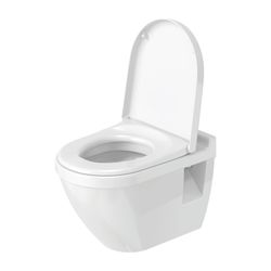 Duravit Starck 3 Wand-WC 540x365x355mm, Weiß Hochglanz, 4,5l, Tiefspüler, geschloss... DURAVIT-2200090000 4021534223037 (Abb. 1)
