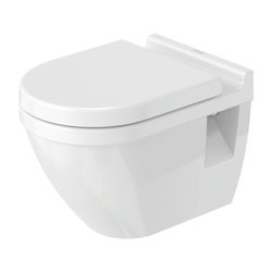 Duravit Starck 3 Wand-WC 540x365x355mm, Weiß Hochglanz, 4,5l, Tiefspüler, geschloss... DURAVIT-2200090000 4021534223037 (Abb. 1)