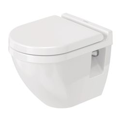 Duravit Starck 3 Wand-WC 480x365x355mm, Weiß Hochglanz, 4,5l, Tiefspüler, geschloss... DURAVIT-2202090000 4021534223679 (Abb. 1)