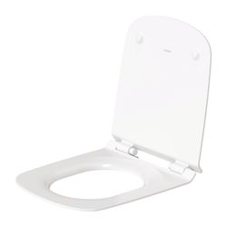 Duravit DuraStyle WC-Sitz D-shaped, Weiß HG 359x43x433mm mit Absenkautomatik, Sitzg... DURAVIT-0063790000 4021534856549 (Abb. 1)