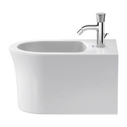 Duravit White Tulip Wandbidet 540x370x315mm, Weiß Hochglanz, WonderGliss, 1 HL, HL... DURAVIT-22931500001 4053424980386 (Abb. 1)