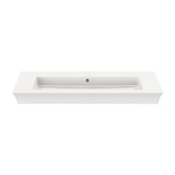 Duravit White Tulip Waschtisch 490x1055x155mm, WonderGliss, Weiß Hochglanz, Rechte... DURAVIT-23631000601 4053424980072 (Abb. 1)