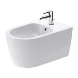 Duravit ME by Starck Wandbidet 570x370x295mm, Weiß Hochglanz, 1 HL, HLB, Überlauf, ... DURAVIT-2288150000 4021534966699 (Abb. 1)
