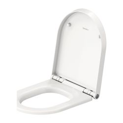 Duravit White Tulip WC-Sitz Weiß Hochglanz, 372x65x466mm, mit Absenkautomatik, Sitz... DURAVIT-0027090000 4063382101730 (Abb. 1)