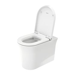 Duravit White Tulip Stand WC 580x370x420mm, Weiß Hochglanz, HygieneGlaze, Back to w... DURAVIT-2001092000 4063382012555 (Abb. 1)