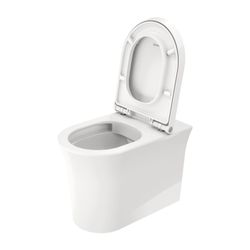 Duravit White Tulip Stand WC 580x370x420mm, Weiß Hochglanz, HygieneGlaze, Back to w... DURAVIT-2001092000 4063382012555 (Abb. 1)
