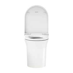 Duravit White Tulip Stand WC 580x370x420mm, Weiß Hochglanz, HygieneGlaze, Back to w... DURAVIT-2001092000 4063382012555 (Abb. 1)