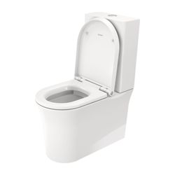 Duravit White Tulip Stand WC für Kombination 650x360x420mm, Weiß Hochglanz, Wonder... DURAVIT-21970900001 4053424894850 (Abb. 1)