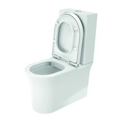 Duravit White Tulip Stand WC für Kombination 650x360x420mm, Weiß Hochglanz, Wonder... DURAVIT-21970900001 4053424894850 (Abb. 1)