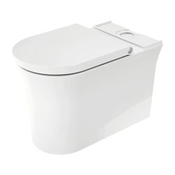 Duravit White Tulip Stand WC für Kombination 650x360x420mm, Weiß Hochglanz, Wonder... DURAVIT-21970900001 4053424894850 (Abb. 1)
