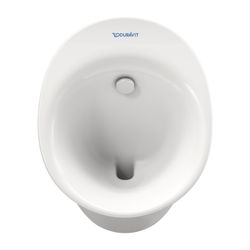 Duravit White Tulip Urinal 340x320x580mm Weiß Hochglanz HYG Rimless, Absauger, mit ... DURAVIT-2817302000 4063382018052 (Abb. 1)