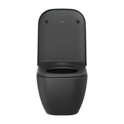 Duravit Happy D.2 WC-Sitz Anthrazit Matt 359x43x430mm mit Absenkauto. Sitzgarnitur ... DURAVIT-0064591300 4053424703381 (Abb. 1)