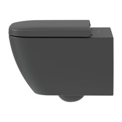 Duravit Happy D.2 WC-Sitz Anthrazit Matt 359x43x430mm mit Absenkauto. Sitzgarnitur ... DURAVIT-0064591300 4053424703381 (Abb. 1)