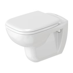 Duravit D-Code Wand-WC 545x355x355mm, Weiß Hochglanz, 4,5l, Tiefspüler, geschlossen... DURAVIT-2535090000 4021534842757 (Abb. 1)