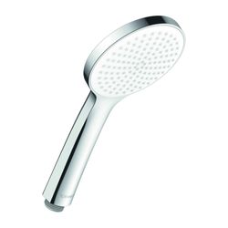 Duravit Handbrause, Chrom/Weiß, MinusFlow, d. 110mm, Strahlart Rain, Durchflussme... DURAVIT-UV0652013010 4063382936684 (Abb. 1)
