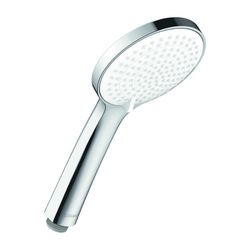 Duravit Handbrause, Chrom/Weiß, MinusFlow, d. 110mm, Strahlart SoftRain, Rain, In... DURAVIT-UV0652015010 4063382937018 (Abb. 1)