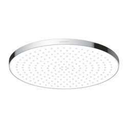 Duravit Kopfbrause, Chrom Hochglanz, Kunststoff, Rund, d. Kopfbrause 230mm, 24l/m... DURAVIT-UV0660017010 4063382938015 (Abb. 1)