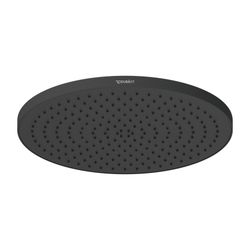 Duravit Kopfbrause, Mattschwarz, Kunststoff, Rund, d. Kopfbrause 230mm, 24l/min, ... DURAVIT-UV0660017046 4063382938039 (Abb. 1)
