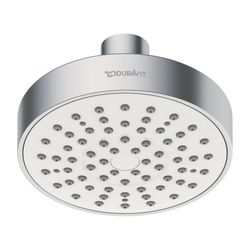Duravit Kopfbrause, Chrom Hochglanz, Kunststoff, Rund, d. Kopfbrause 100mm, 19l/m... DURAVIT-UV0660022010 4063382938008 (Abb. 1)