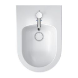 Duravit White Tulip Wandbidet 540x370x315mm, Weiß Hochglanz, WonderGliss, 1 HL, HL... DURAVIT-22931500001 4053424980386 (Abb. 1)