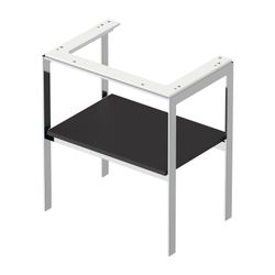 Duravit White Tulip Metallkonsole 450x684x760mm, Graphit Seidenmatt, 1 Ablagefläch... DURAVIT-WT454005858 4063382125927 (Abb. 1)