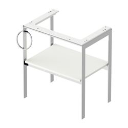 Duravit White Tulip Metallkonsole 450x684x760mm, L, Weiß SDM, 1 Ablagefläche/Handt... DURAVIT-WT4543L3636 4063382126511 (Abb. 1)