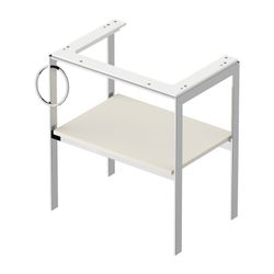 Duravit White Tulip Metallkonsole 450x684x760mm, L, Nordic Weiß SDM, 1 Ablagefläch... DURAVIT-WT4543L3939 4063382126528 (Abb. 1)