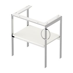 Duravit White Tulip Metallkonsole 450x684x760mm, R, Weiß SDM, 1 Ablagefläche/Handt... DURAVIT-WT4543R3636 4063382126818 (Abb. 1)