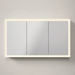 Duravit L-Cube Spiegelschrank Wandmontage 155x1200x700mm, Weiß, 3 Türen L, 4 G... DURAVIT-LC7553018182000 4067116100907 (Abb. 1)