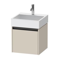 Duravit Ketho.2 Waschtischunterbau wandhäng. 460x484x440mm, Taupe SM, Griff An... DURAVIT-K25074083830000 4063382823373 (Abb. 1)