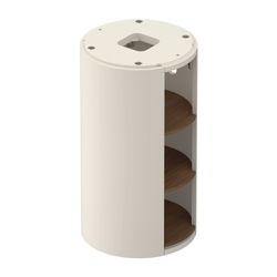 Duravit White Tulip Waschtischunterbau bodens. 410x410x750mm, AM Nussb. Matt/Nordi... DURAVIT-WT423907739 4063382115485 (Abb. 1)
