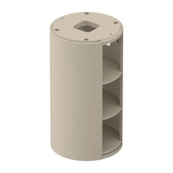 Duravit White Tulip Waschtischunterbau bodenstehend 410x410x750mm, Taupe Seidenmat... DURAVIT-WT423906060 4063382115300 (Abb. 1)
