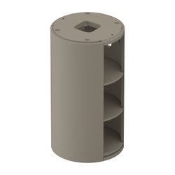 Duravit White Tulip Waschtischunterbau bodenstehend 410x410x750mm, Steingrau Seide... DURAVIT-WT423909292 4063382115324 (Abb. 1)
