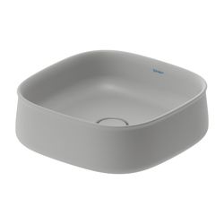 Duravit Zencha Aufsatzbecken 420mm, Grau Seidenmatt, WonderGliss, DuraCeram, Quadr... DURAVIT-23734267791 4063382174970 (Abb. 1)