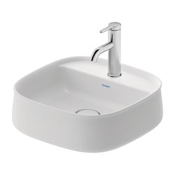 Duravit Zencha Aufsatzbecken 420mm, Weiß Seidenmatt, WonderGliss, DuraCeram, Quadr... DURAVIT-23744232711 4063382175175 (Abb. 1)