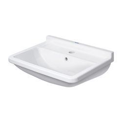 Duravit Starck 3 Waschtisch 450x600x225mm wandhäng., Weiß Hochglanz, Rechteckig, 1 ... DURAVIT-0300600000 4021534222825 (Abb. 1)