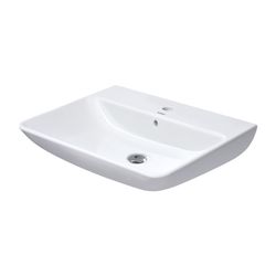 Duravit ME by Starck Waschtisch 490x650x180mm wandhäng., Weiß Hochglanz, Rechteckig... DURAVIT-2335650000 4021534966613 (Abb. 1)