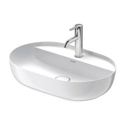 Duravit Luv Aufsatzbecken 600mm, Weiß Hochglanz, WonderGliss, DuraCeram, Oval, mit... DURAVIT-03806000001 4053424177175 (Abb. 1)