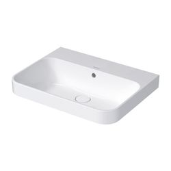 Duravit Happy D.2 Plus Aufsatzbecken 600mm, Weiß Hochglanz, WonderGliss, rechtecki... DURAVIT-23606000601 4053424896953 (Abb. 1)