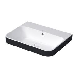 Duravit Happy D.2 Plus Aufsatzbecken 600mm, Weiß, WonderGliss, Rechteckig, mit HLB... DURAVIT-23606061601 4053424897028 (Abb. 1)