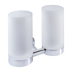 Duravit Starck T Zahnputzbecher doppelt wandhängend, Position R L, 170x98x140mm, Ch... DURAVIT-0099481000 4063382318626 (Abb. 1)